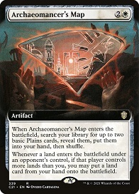 Archaeomancer's Map Commander 2021- Strixhaven Bordless
